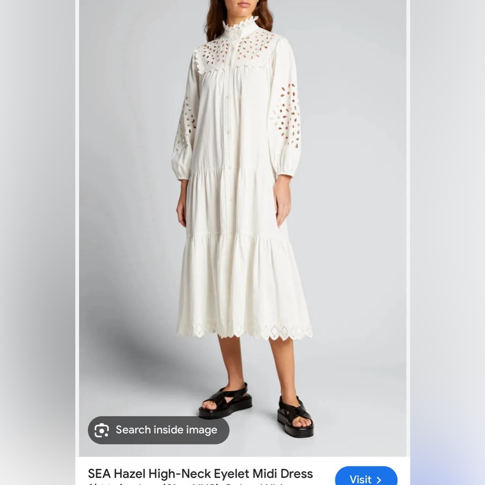 Sea NY Hazel Dress - white - XS